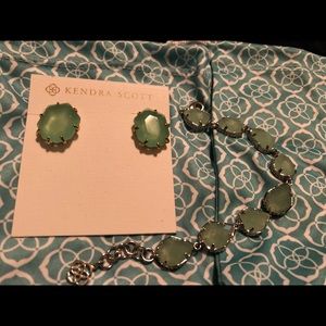 Beautiful chalencony green Brynn bracelet